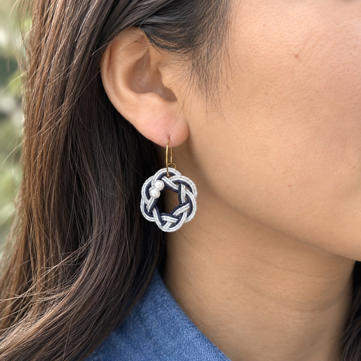 Mizuhiki Christmas Earrings Workshop with Mochi & Matcha